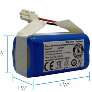 ILIFE baterie 14,8V 2600mAh ILIFE A4, A4S, A6, V7 a V7s Pro