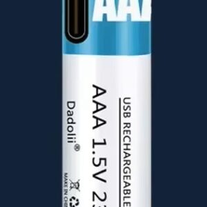 Li-ion nabíjecí baterie AAA 1,5V USB-C + USB C kabel