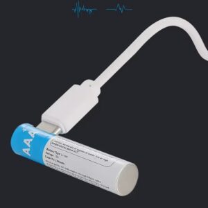 Li-ion nabíjecí baterie AAA 1,5V USB-C + USB C kabel