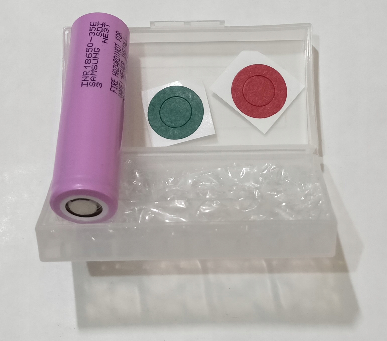 SAMSUNG INR18650-35E 8A/13A 1C=3400mAh NOVÉ r. 25/10