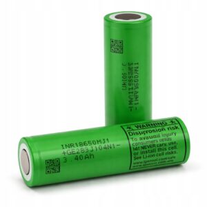 ČLÁNEK baterie Li-ion LG INR18650MJ1 3400mAh 10A + 2ks izolační kroužek