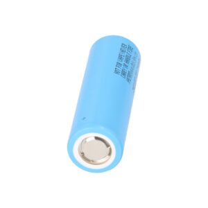 Samsung INR21700-53G, detail kladného pólu, flat-top provedení bez ochranné elektroniky