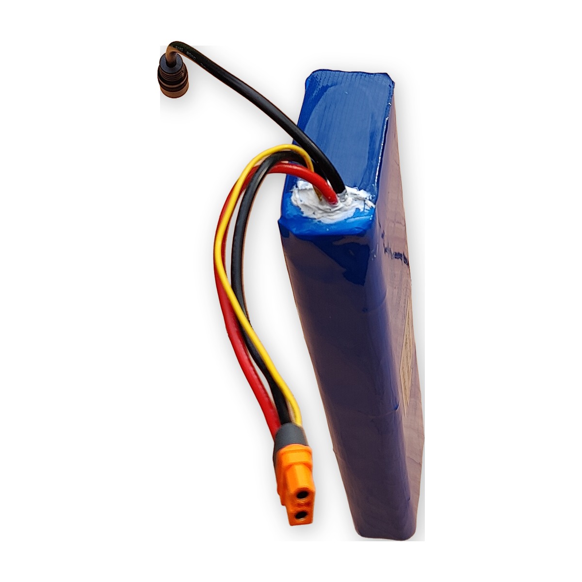 BR-10S4P-H Li-ion bateriový pack 36V 14Ah 504Wh, provedení H (Horizontal, 2 vrstvy) — postavený nastojato, pohled z boku (AKUPAK, reálná fotka)