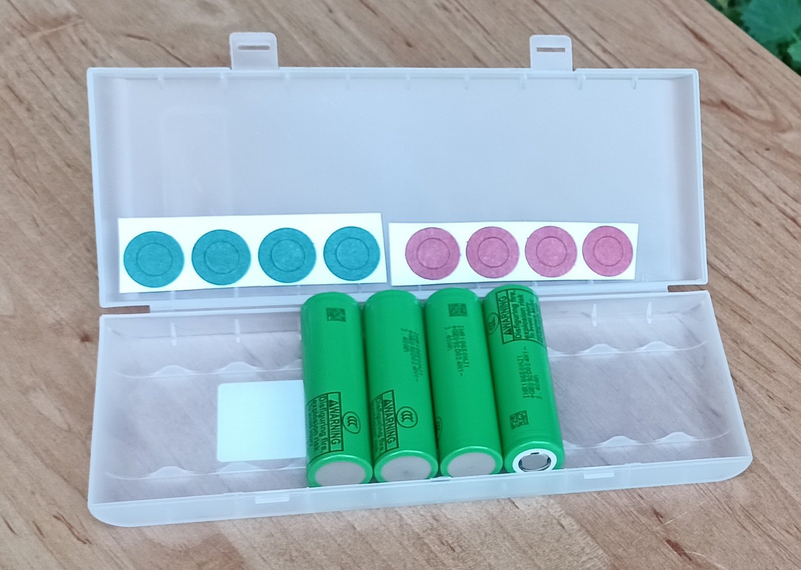 Blistr 4 ks LG INR18650-MJ1 – detail