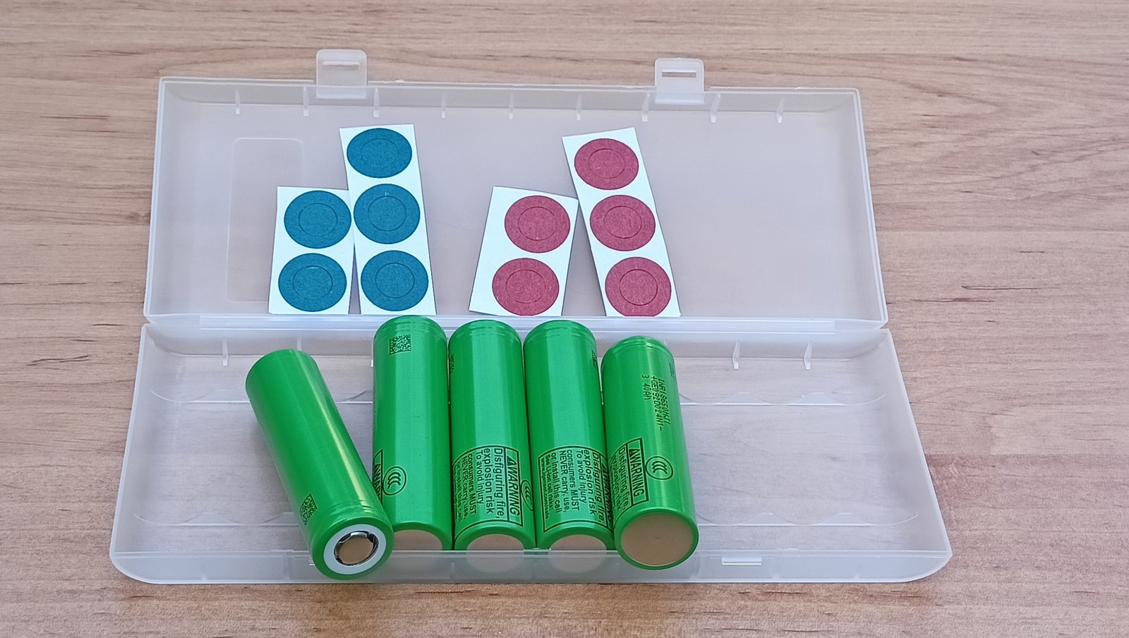 Blistr 5 ks LG INR18650-MJ1 – detail
