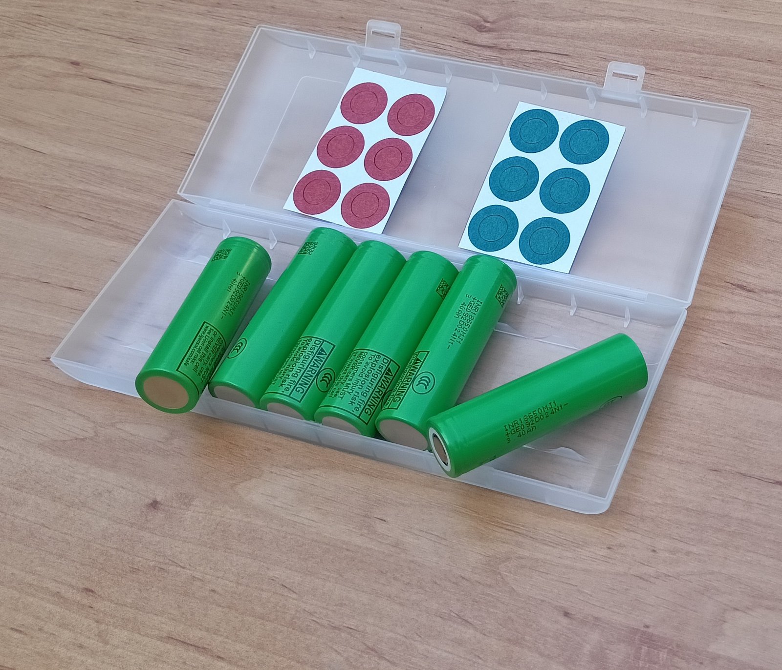 Blistr 6 ks LG INR18650-MJ1 – pohled 4
